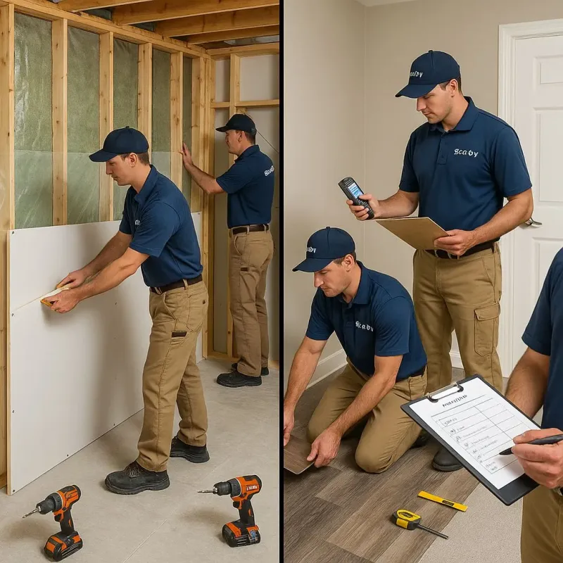 Repairs and Reconstruction process in Hoxie, KS